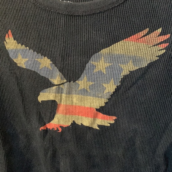 American Eagle Waffle Long Sleeve - Picture 4 of 4